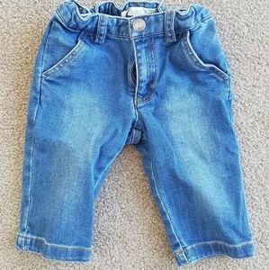 Baby Bonpoint Medium Wash Blue Jeans 6 month EUC